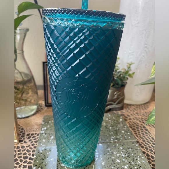 Starbucks Other - NWT Starbucks 24oz Teal Blue ombré gradient tumbler